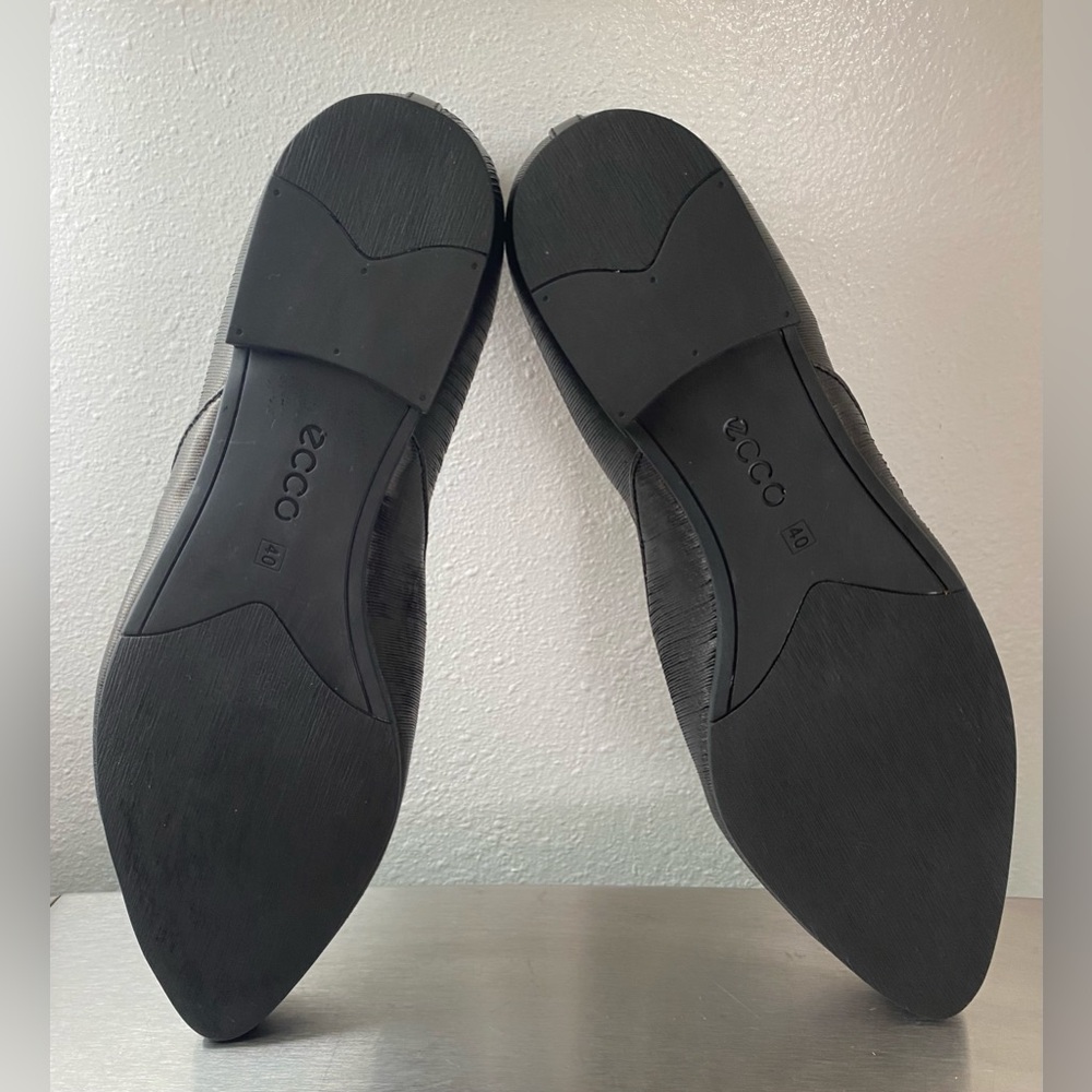 ECCO ..Elegant Black Women's Flats - Picture 5 of 16